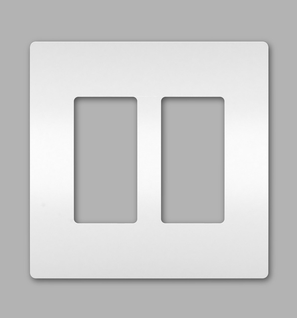 Picture of RWP262W - radiant® 2-Gang Screwless Wall Plate White