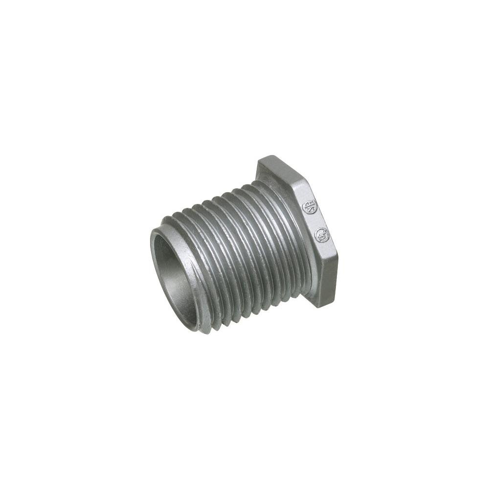 501L - 1/2" Conduit nipple, zinc die-cast, Provides burr free entrance into the box. Trade Name - Chase Nipple. Longer Chase Nipple