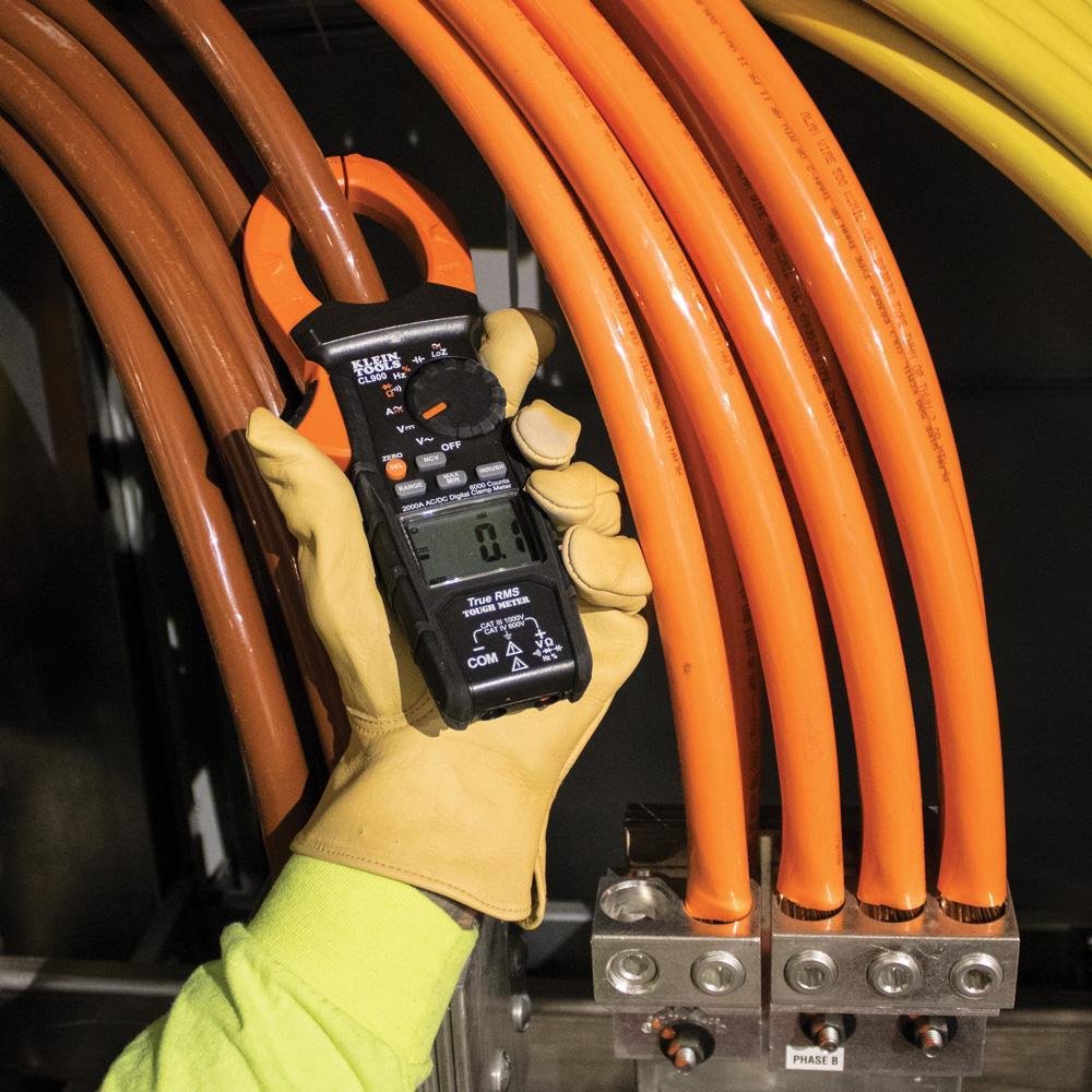 Picture of CL900 - Digital Clamp Meter, AC Auto-Range TRMS, Low Impedance (LoZ), 2000 Amp