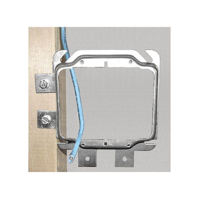 Picture of SLR-258 - Four Square Raised 2-Gang Prefab Box Mount Ring, 5/8" Drywall, 50 Pak