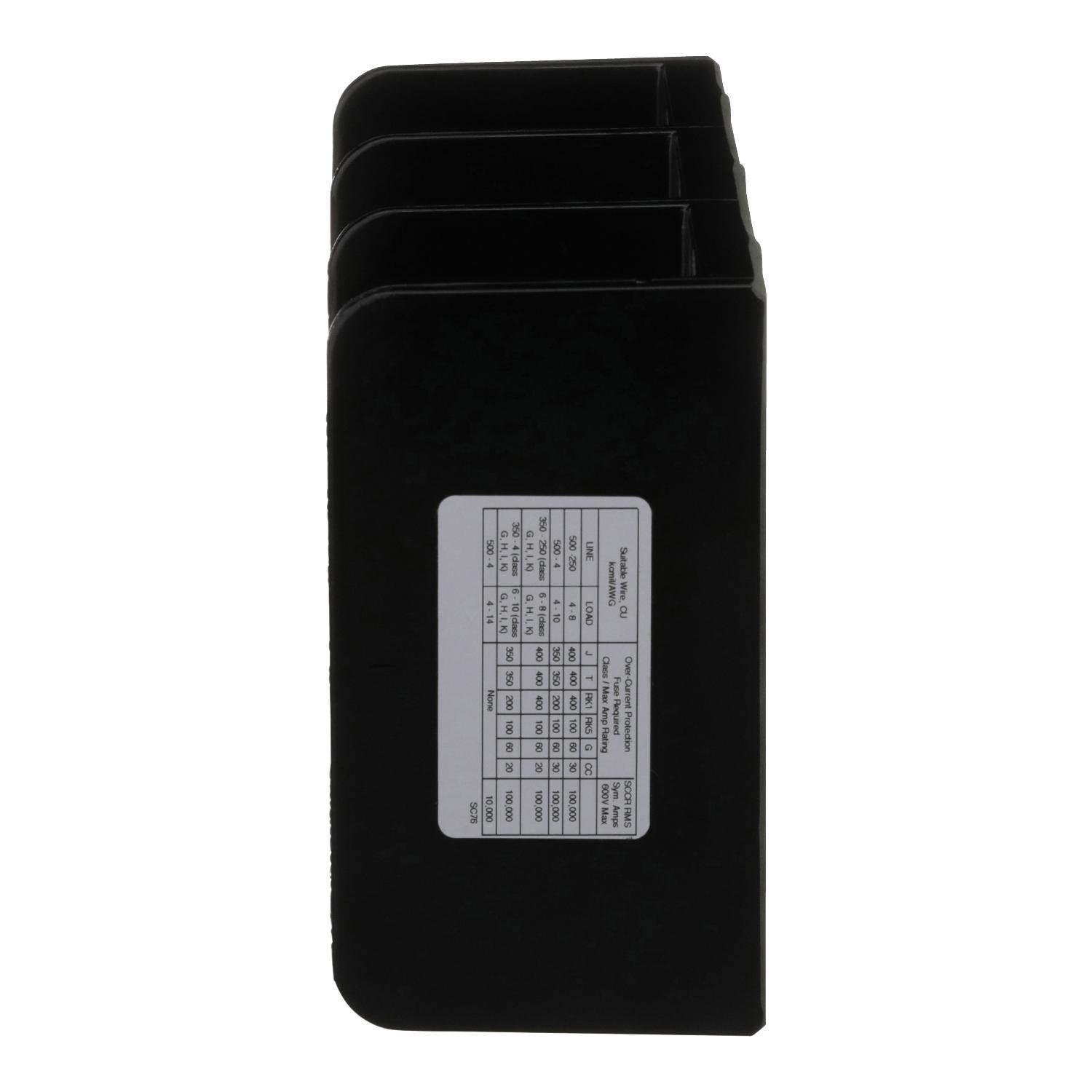 Picture of 9080LBA365212 - Power distribution block, Linergy, 3 pole, 2 line, 12 load, 760A Cu, 620A Al, 600V