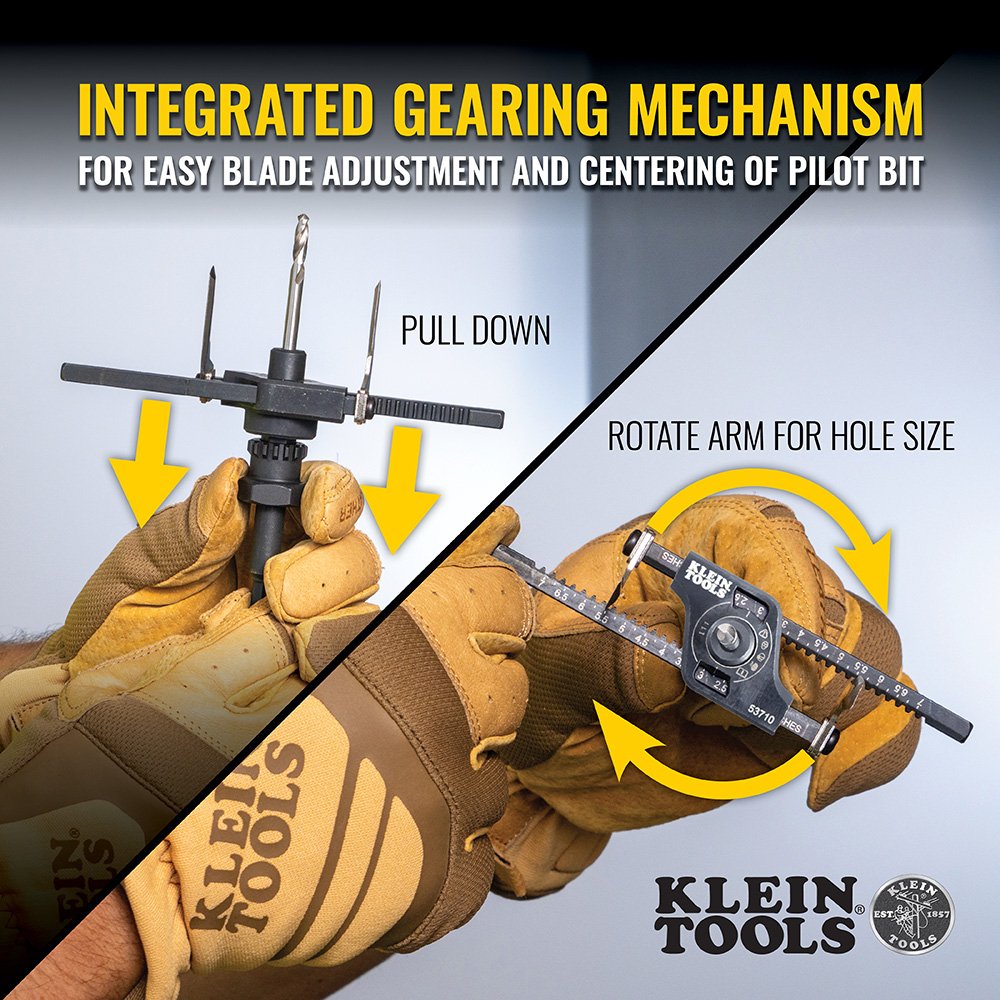 Picture of 53710 - Adjustable Hole Saw with Auto-Set Arms