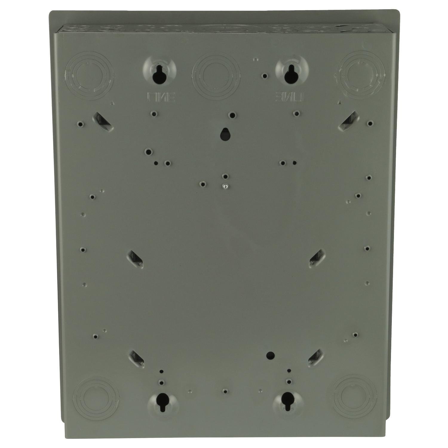 Picture of QO120M100P - Load center, QO, 1 phase, 20 spaces, 24 circuits, 100A convertible main breaker, PoN, NEMA1, UL