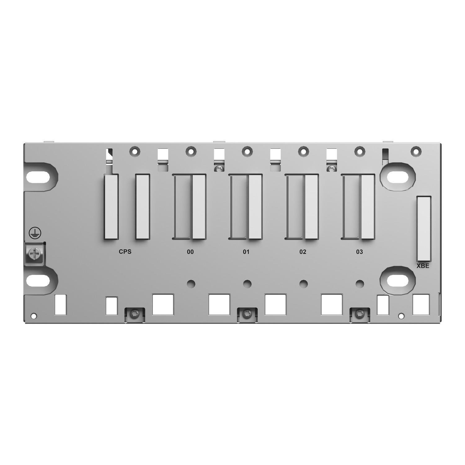 BMEXBP0400 - rack, Modicon X80, 4 slots, Ethernet backplane
