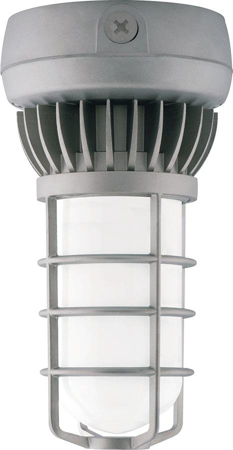 VXLED13DG - VAPORPROOF 729 LUMENS LED 13W CEILING FROSTED GLOBEGLOBE DIECAST GUARD