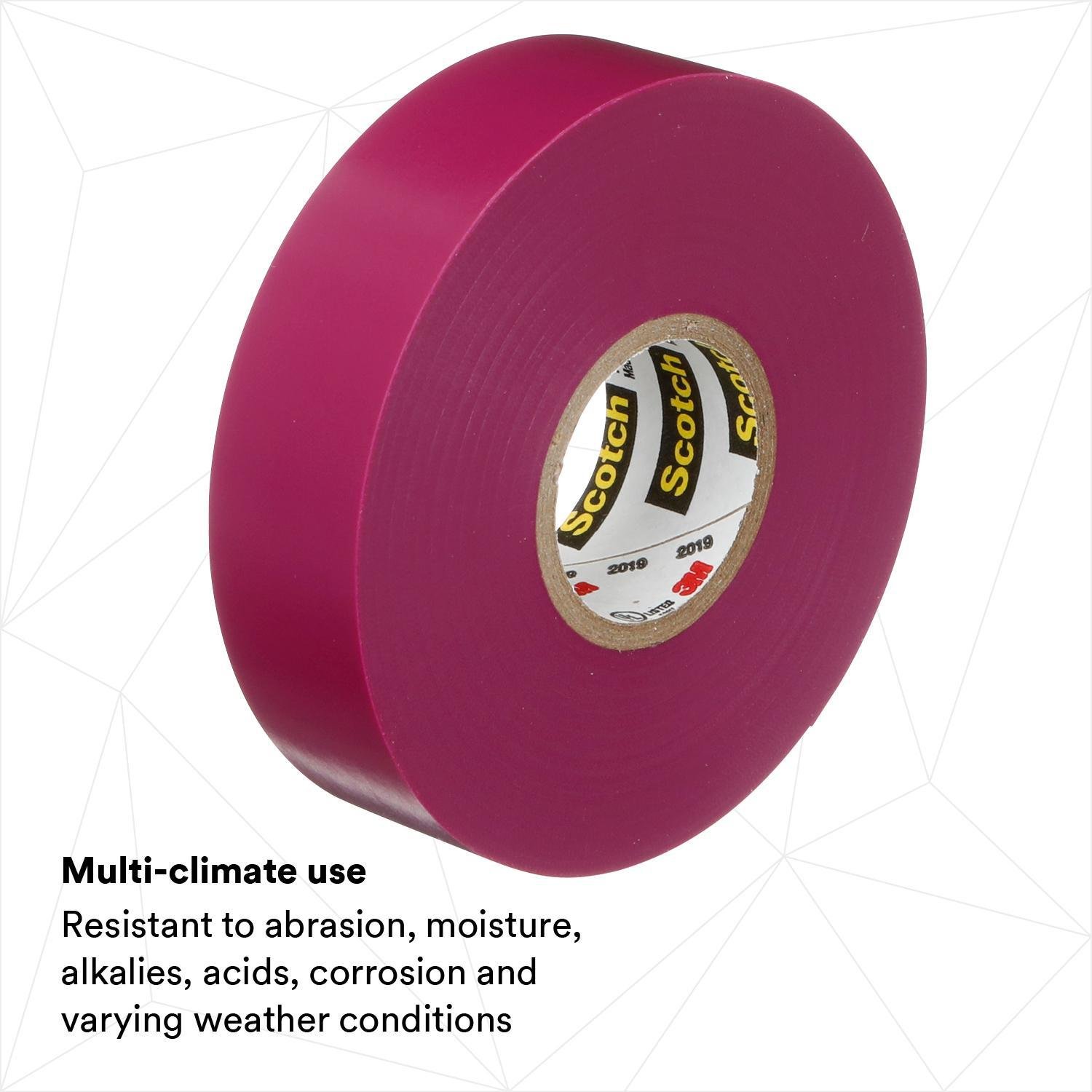 Picture of 35-VIOLET-3/4X66FT - 3M 35-Violet-3/4 Vinyl Color Coding Tape 3/4" x 66'
