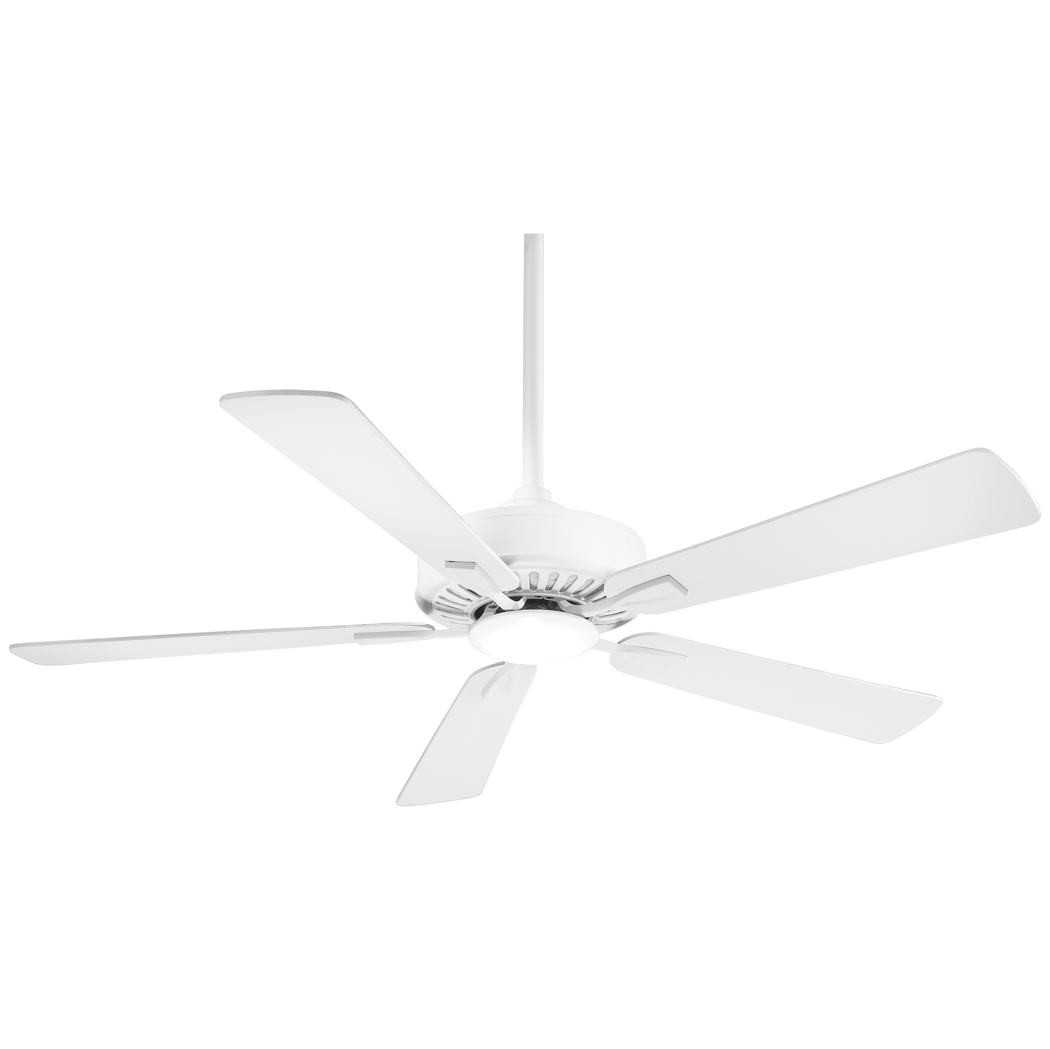 F556L-WHF - 52" 5-Blade LED Ceiling Fan, Flat White Finish