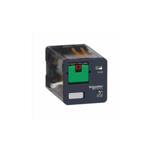 RUMC32B7 - universal plug in relay, Harmony Electromechanical Relays, 10A, 3CO, with LED, lockable test but to n, 24V AC