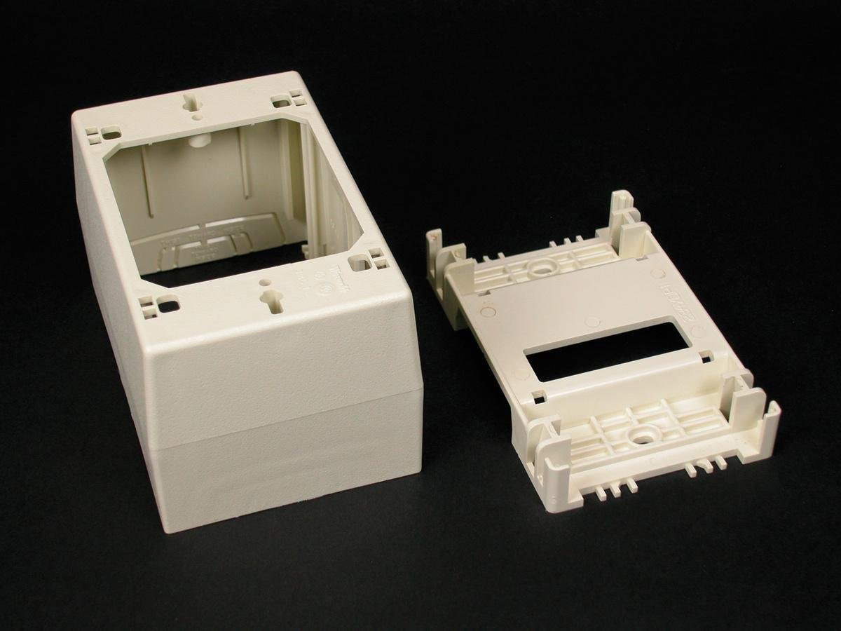 2348 - Wiremold 400/800/2300/2300D Series One-Gang Deep Device Box, Ivory