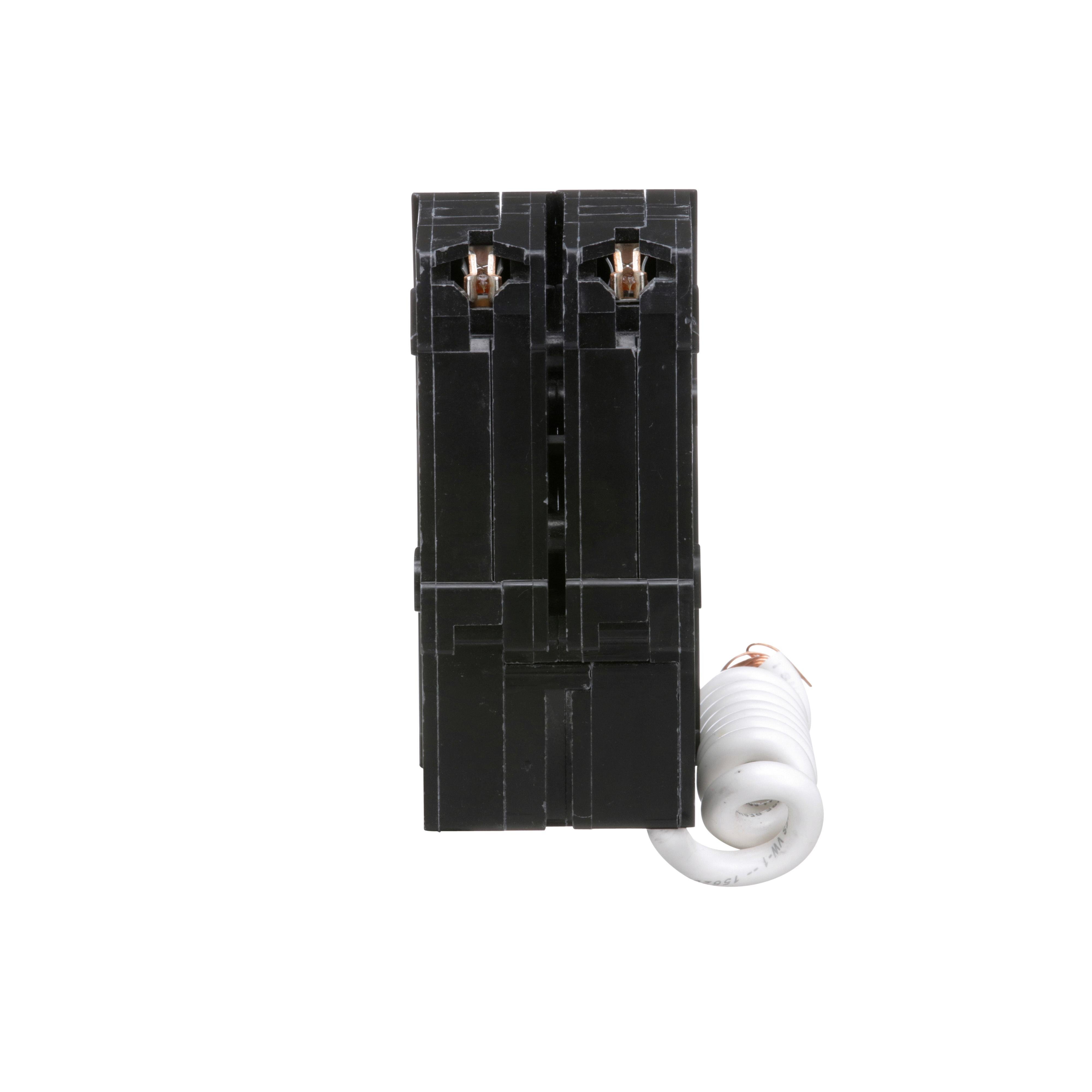 Picture of HOM250GFI - [TAA] Mini circuit breaker, Homeline, 50A, 2 pole, 120/240VAC, 10kA AIR, ground fault class A, plug in, UL