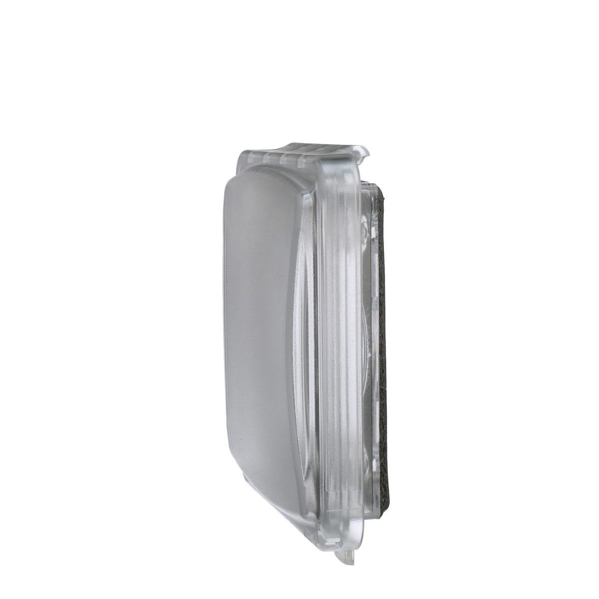 MM1410C - 2-Gang Weatherproof Flip Cover, 55-in-1, Flat, Clear