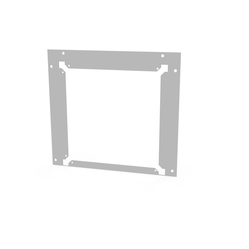 1010GF - Wireway End Flange Type 1 10x10 Screw Cover ANSI 61 Gray Steel