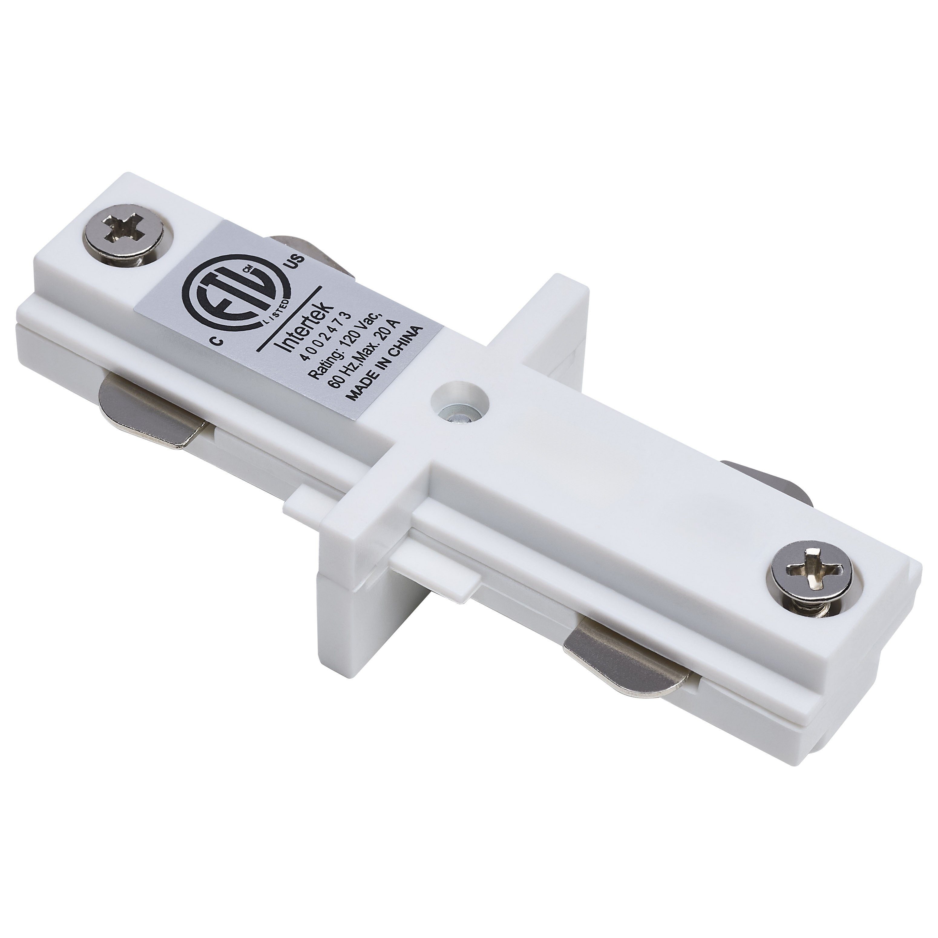 TP144 - Mini Straight Connector - White Finish