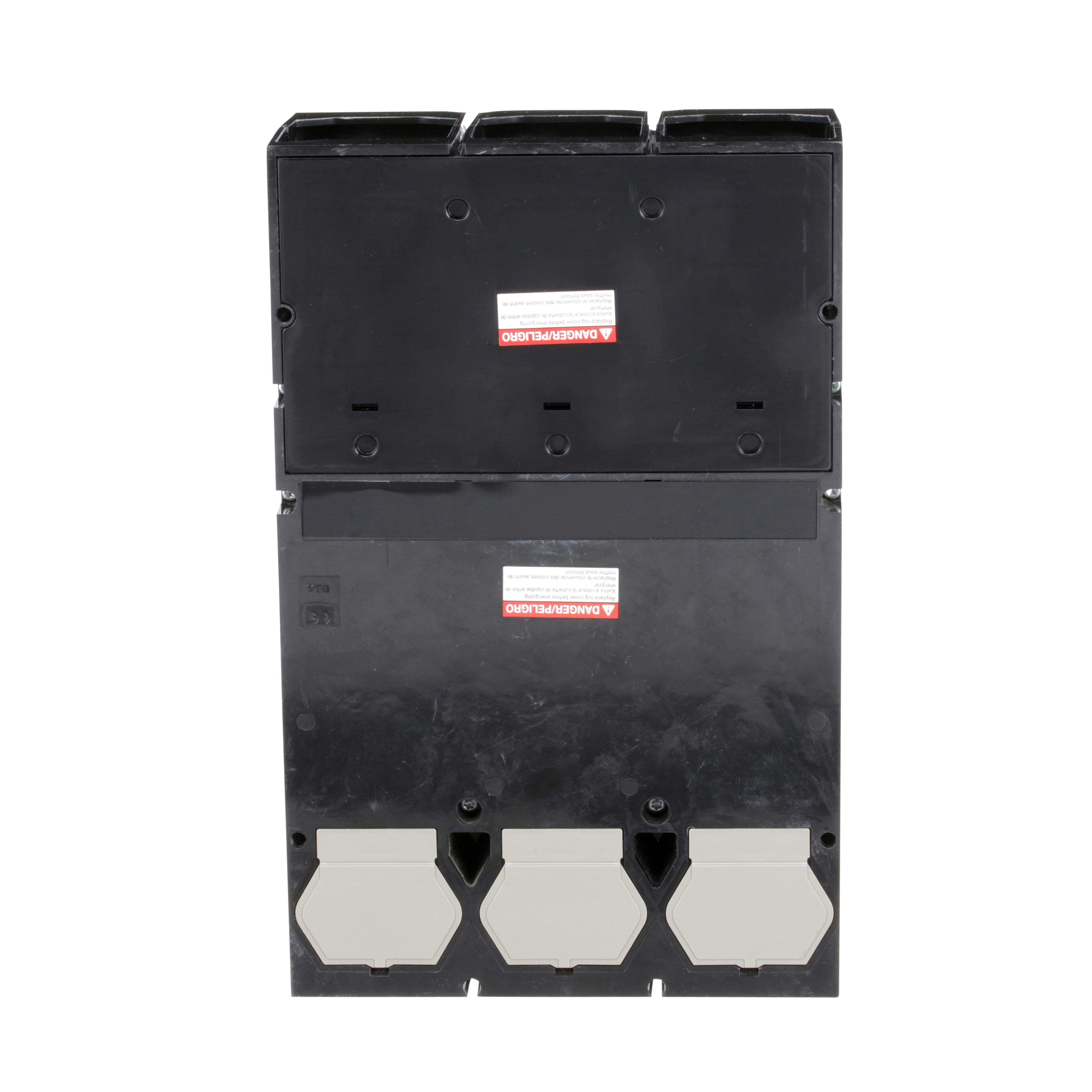 Picture of MGL36800 - Circuit breaker, PowerPacT M, 800A, 3 pole, 600VAC, 18kA, lugs, ET 1.0, 80%