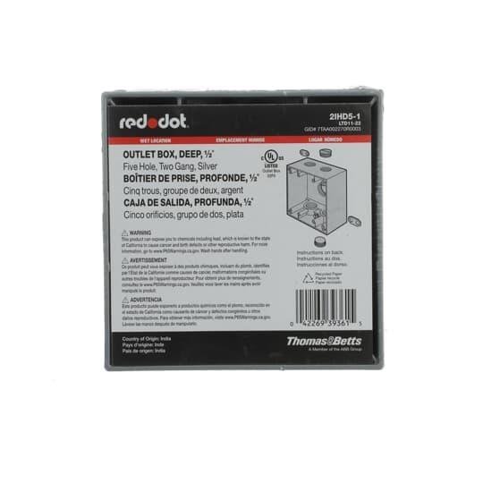 Picture of 2IHD5-1 - Device Boxes, Covers & Accessories