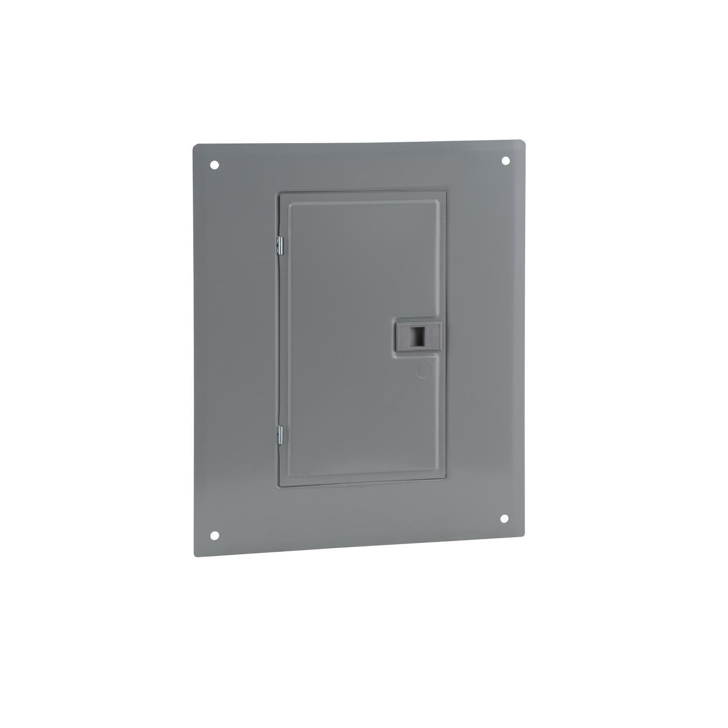 QOC20U100C - Replacement cover, QO, for 20 space load center with 125A mains, combination flush and surface, gray