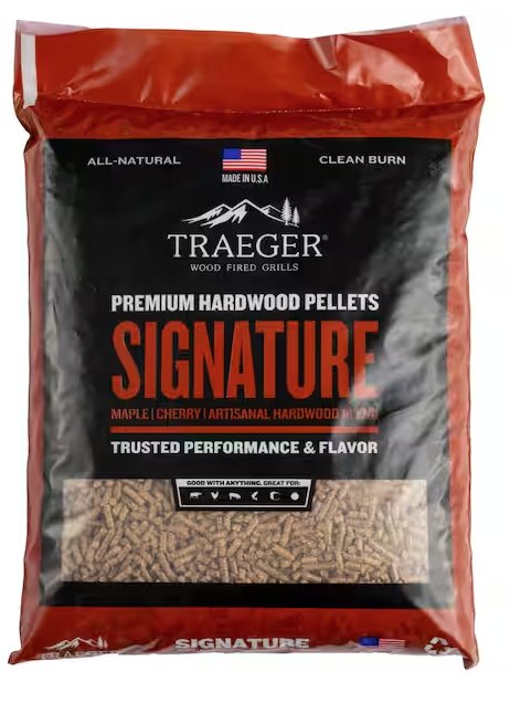PEL331 - Traeger Grills Signature Blend 100% All-Natural Wood Pellets for Smokers and Pellet Grills, BBQ, Bake, Roast, and Grill, 20 lb. Bag