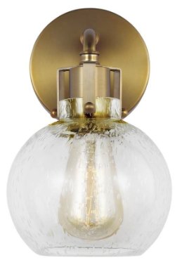 VS24401BBS - Generation Lighting-Sean Lavin-One Light Wall Sconce in Transitional Style-6.25 Inch Wide by 10 Inch Tall