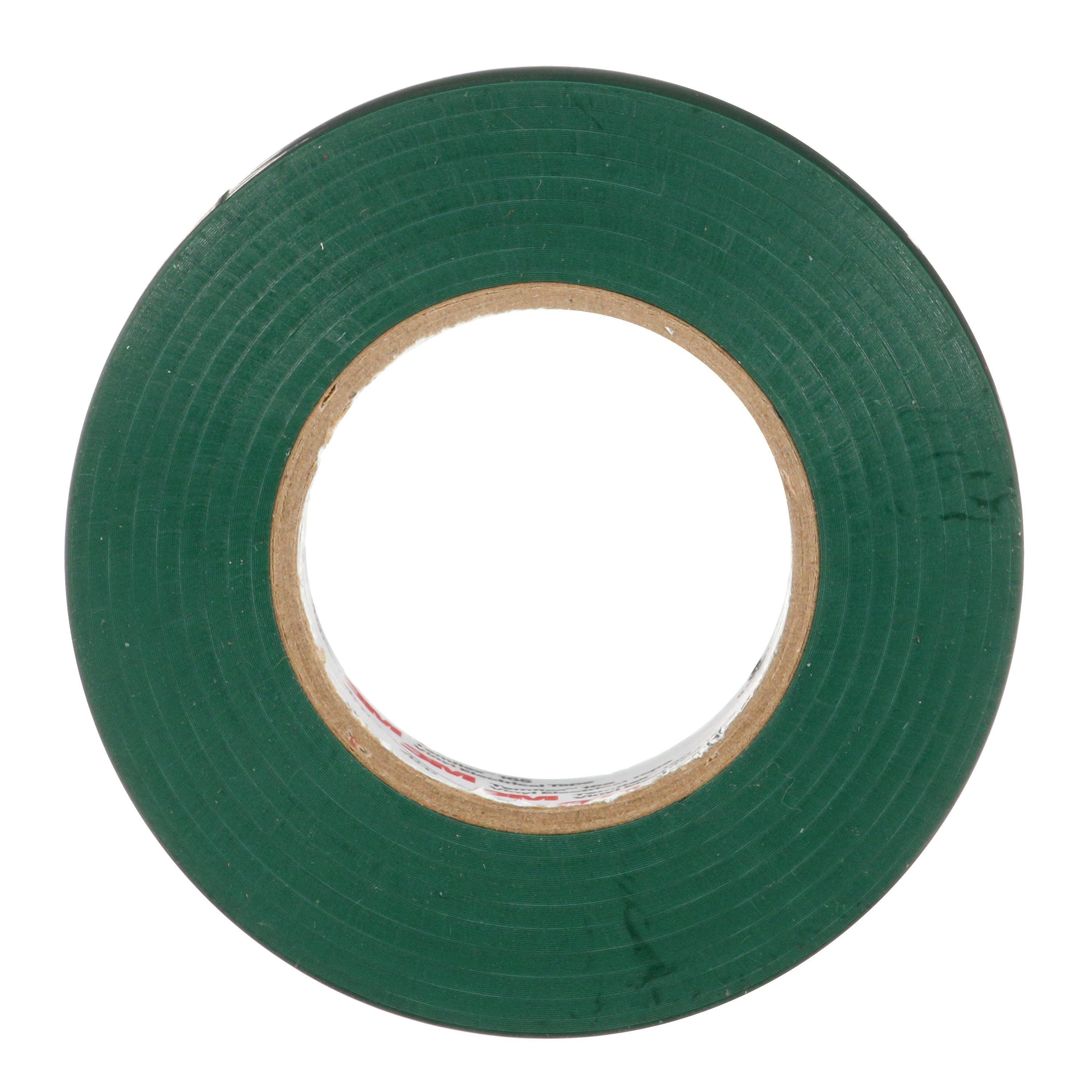 Picture of 7100169430 - 3M™ Temflex™ Vinyl Electrical Tape 165, Green, 3/4 in x 60 ft (19 mm x 18 m), 6 mil, 100 Rolls/Case