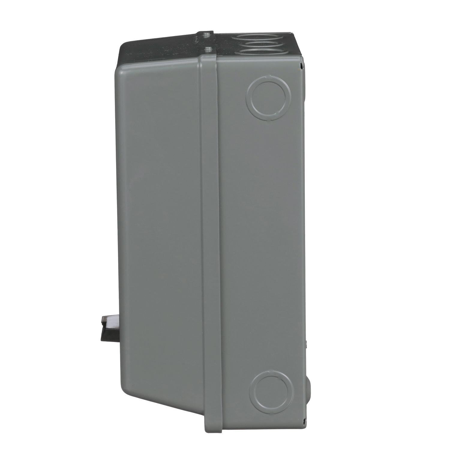 8911DPSG43V02 - Starter, Definite Purpose, nonreversing, 40A, 3 pole, 3 phase, 120VAC coil, melting alloy overload, NEMA 1, +options