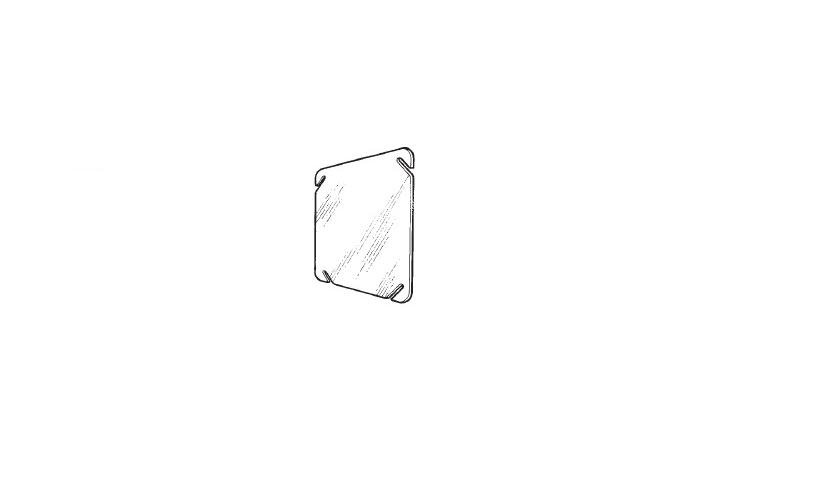 11201 - 4" Square Blank Cover