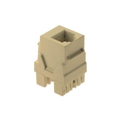 WP3425-IV - 6P6C Keystone Connector, Ivory