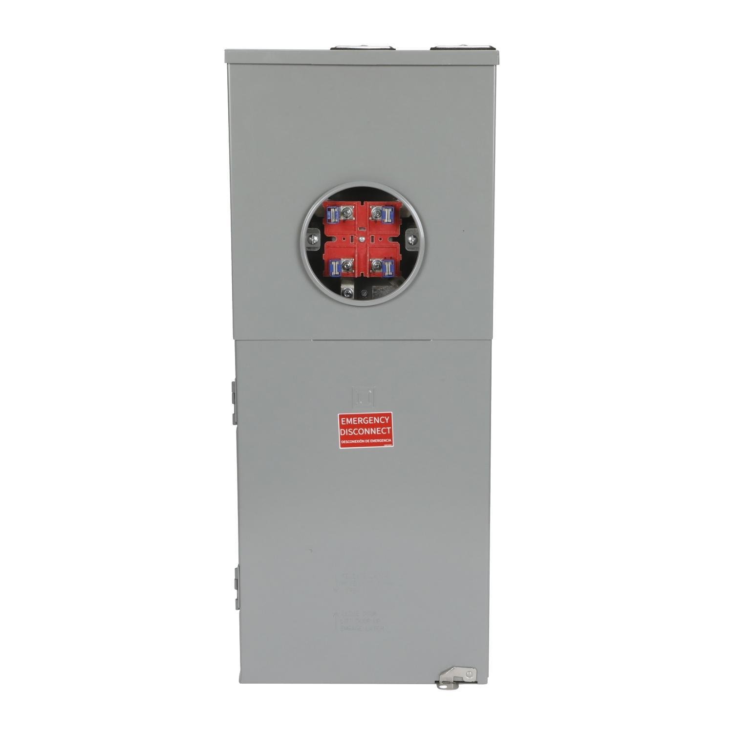 SO2040M200S - Homeline All In One combination service entrance device, ringed socket, no bypass, OH, 200 A, 10 kA, 20 spaces