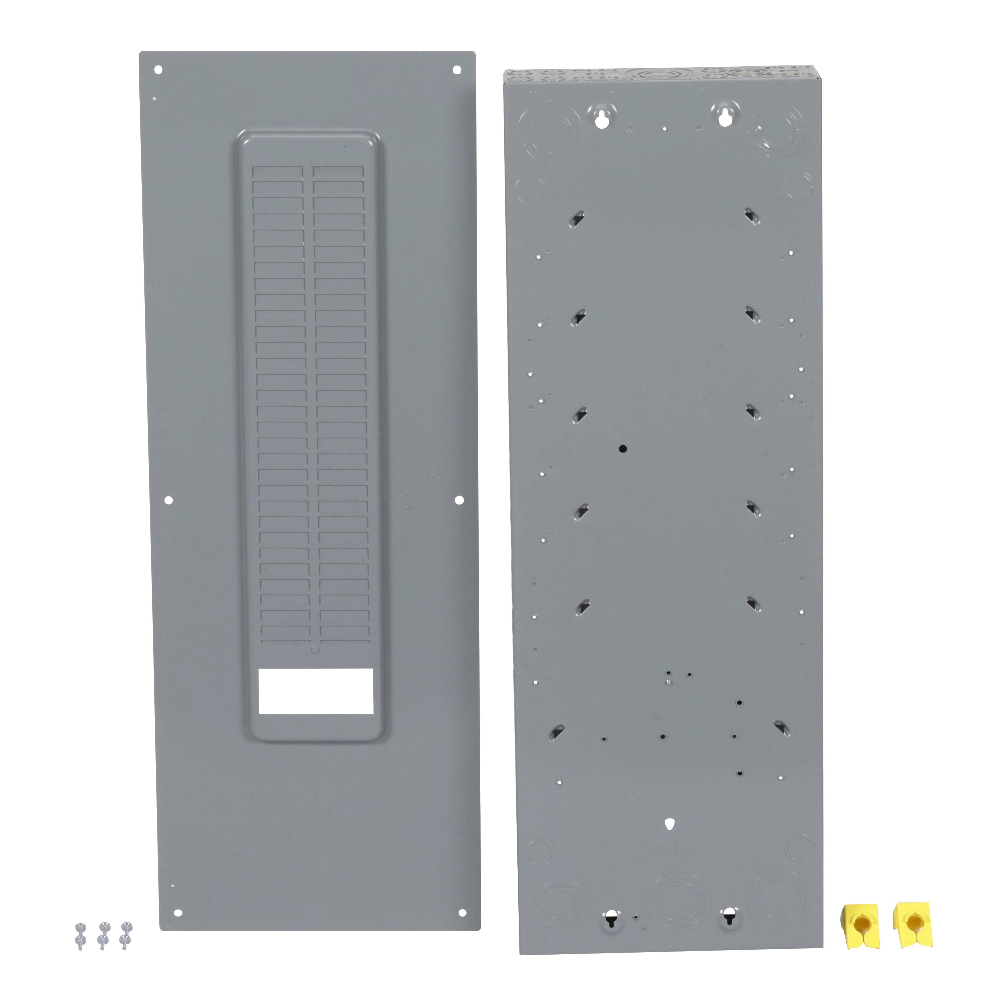 Picture of QO160M200PC - Load center, QO, 1 phase, 60 spaces, 72 circuits, 200A convertible main breaker, PoN, NEMA1, combo cover