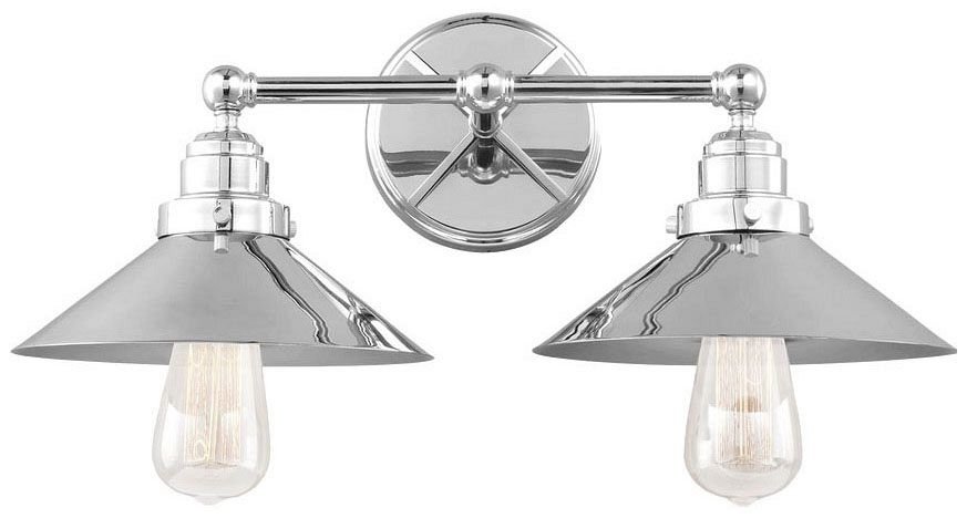VS23402CH - Mercer 2 Light Vanity, Chrome