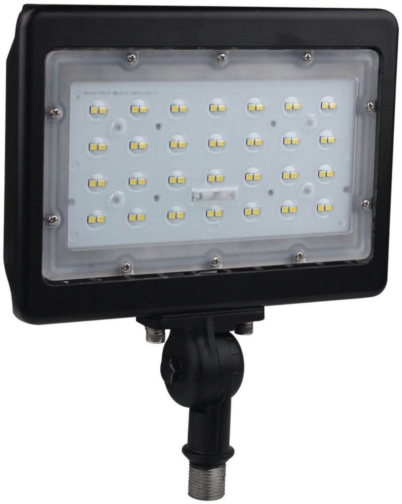 Dimmable LED 50W Floodlight, 3000K Bronze Finish