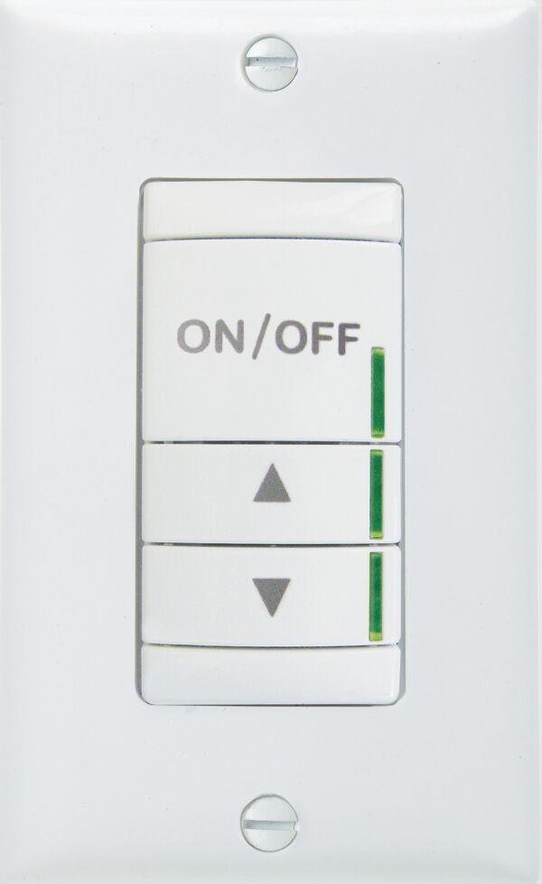 NPODM DX WH - Low Voltage Push-Button Wallpod , Raise/Lower Dimming Without Wires, White