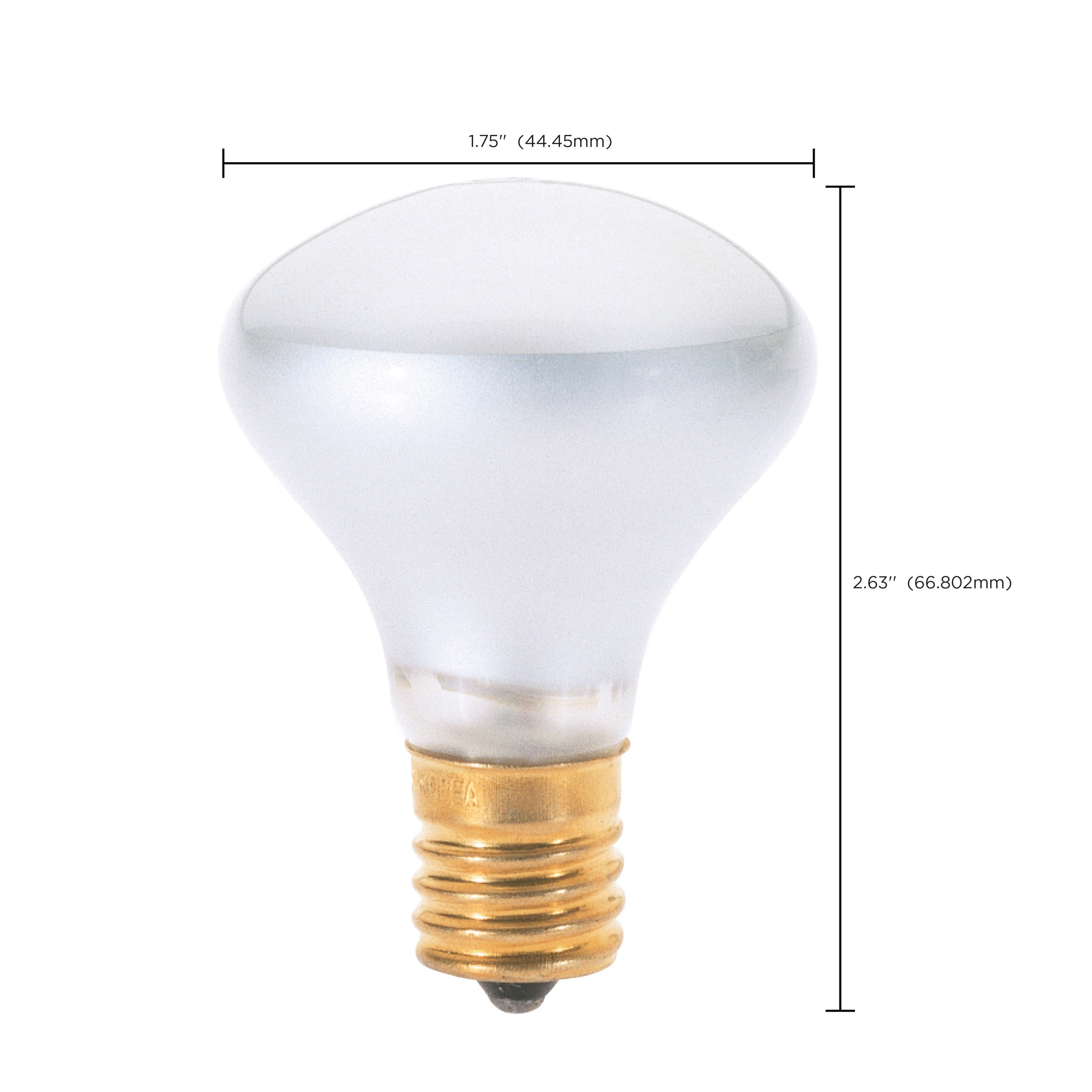 Picture of S3215 - 40 Watt R14 Incandescent - Clear - 1500 Average rated hours - 300 Lumens - Intermediate base - 120 Volt