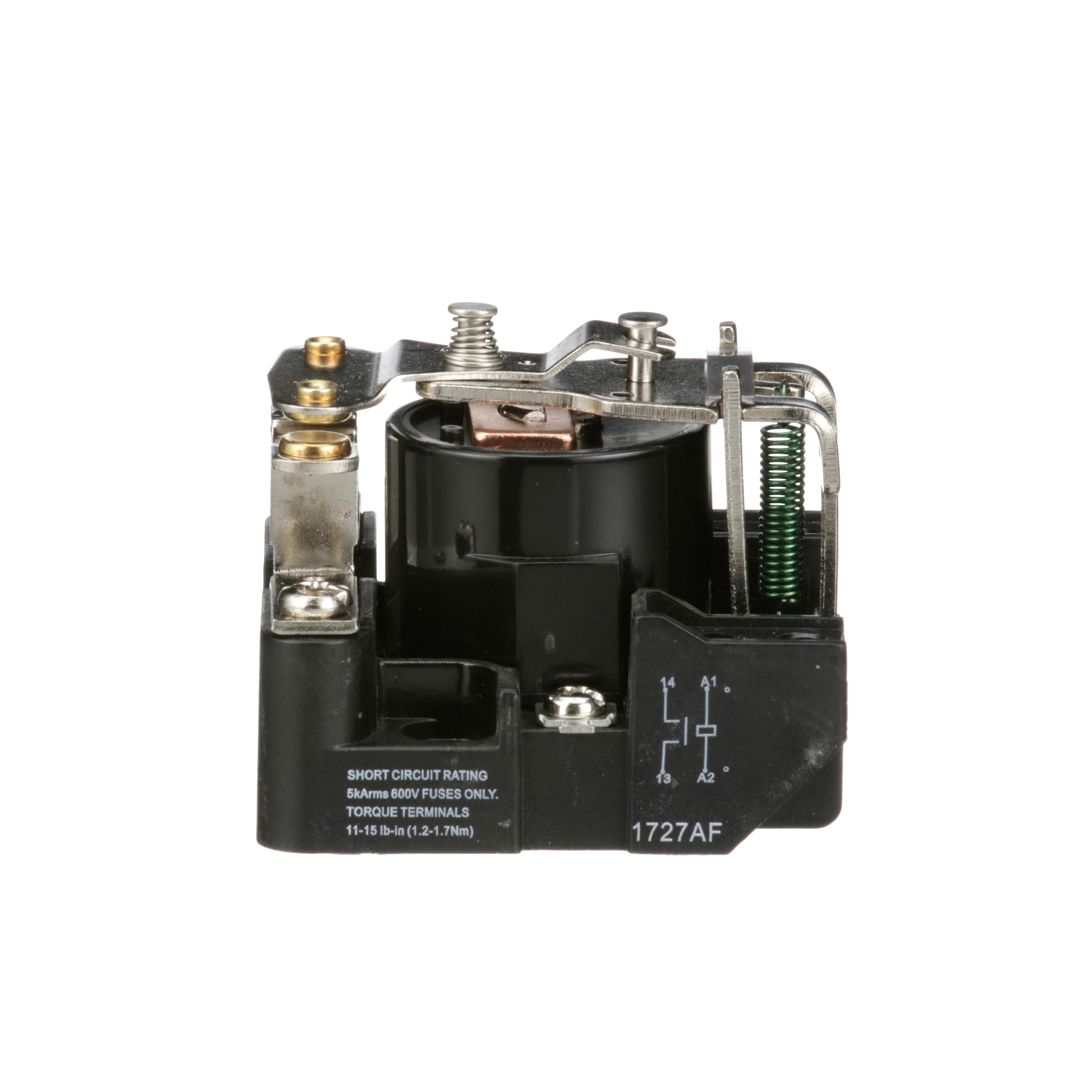 Picture of 8501CO6V20 - Power Relay, Type C, 2.0 HP, 30A resistive at 300 VAC, SPST, 1 normally open contact, 120 VAC coil