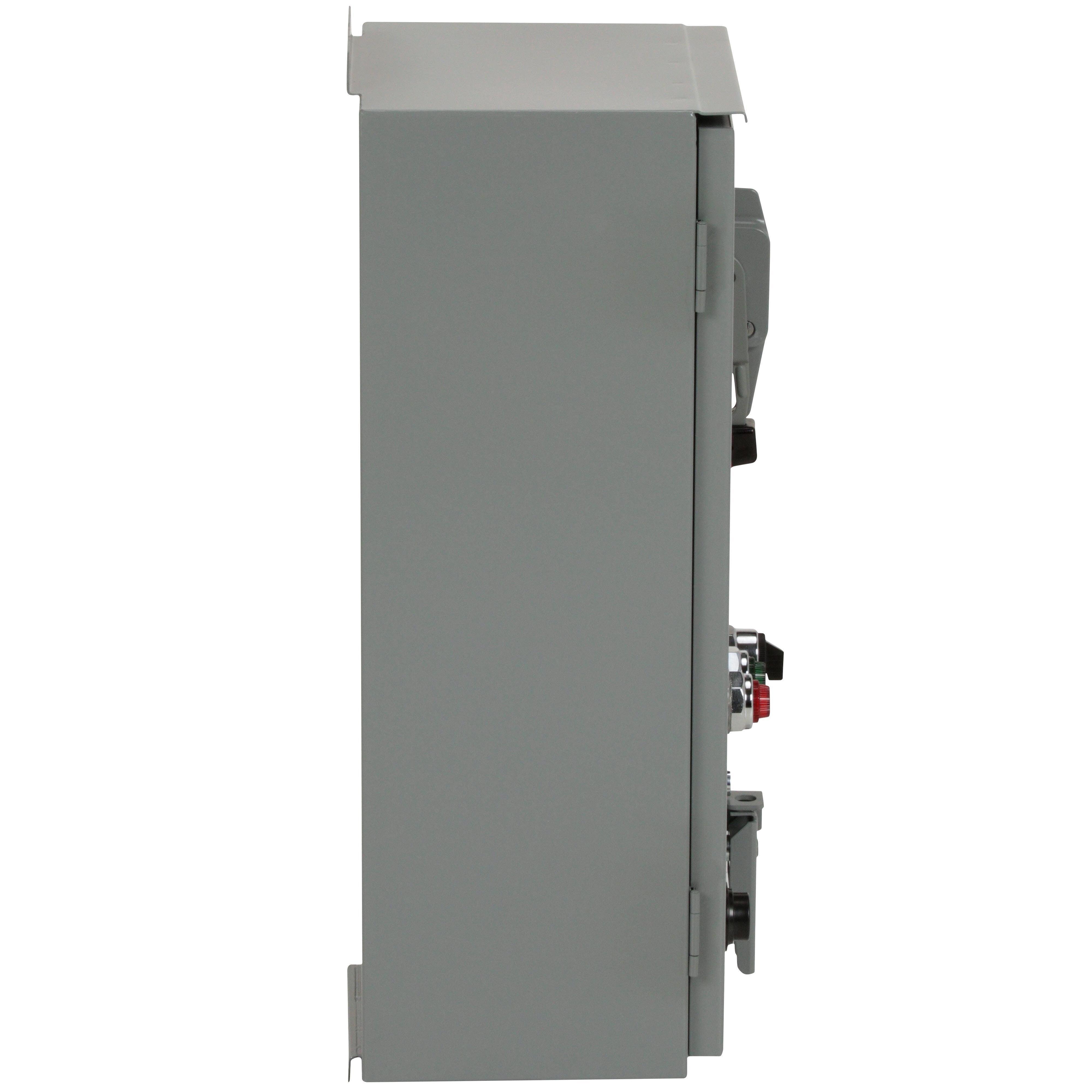 Picture of 8539SCASP6 - NEMA Combination Starter, Type S, HHL electronic motor circuit protector, Size 1, 27A, 3 phase, 120VAC coil, NEMA 12 [TAA]