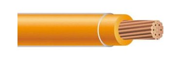 THHN-1-STR19-ORG-CU-2500R - THHN - 1 AWG - 19 Strands - Orange - Soft Annealed Copper - 2500' Reel