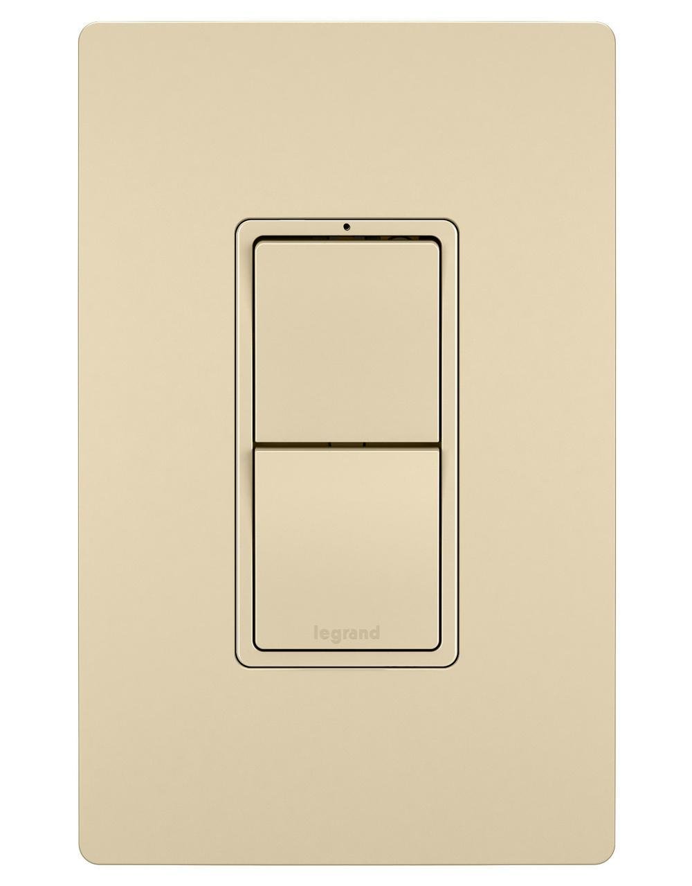 Picture of RCD33I - radiant® Two Single Pole/3-Way Switches, Ivory