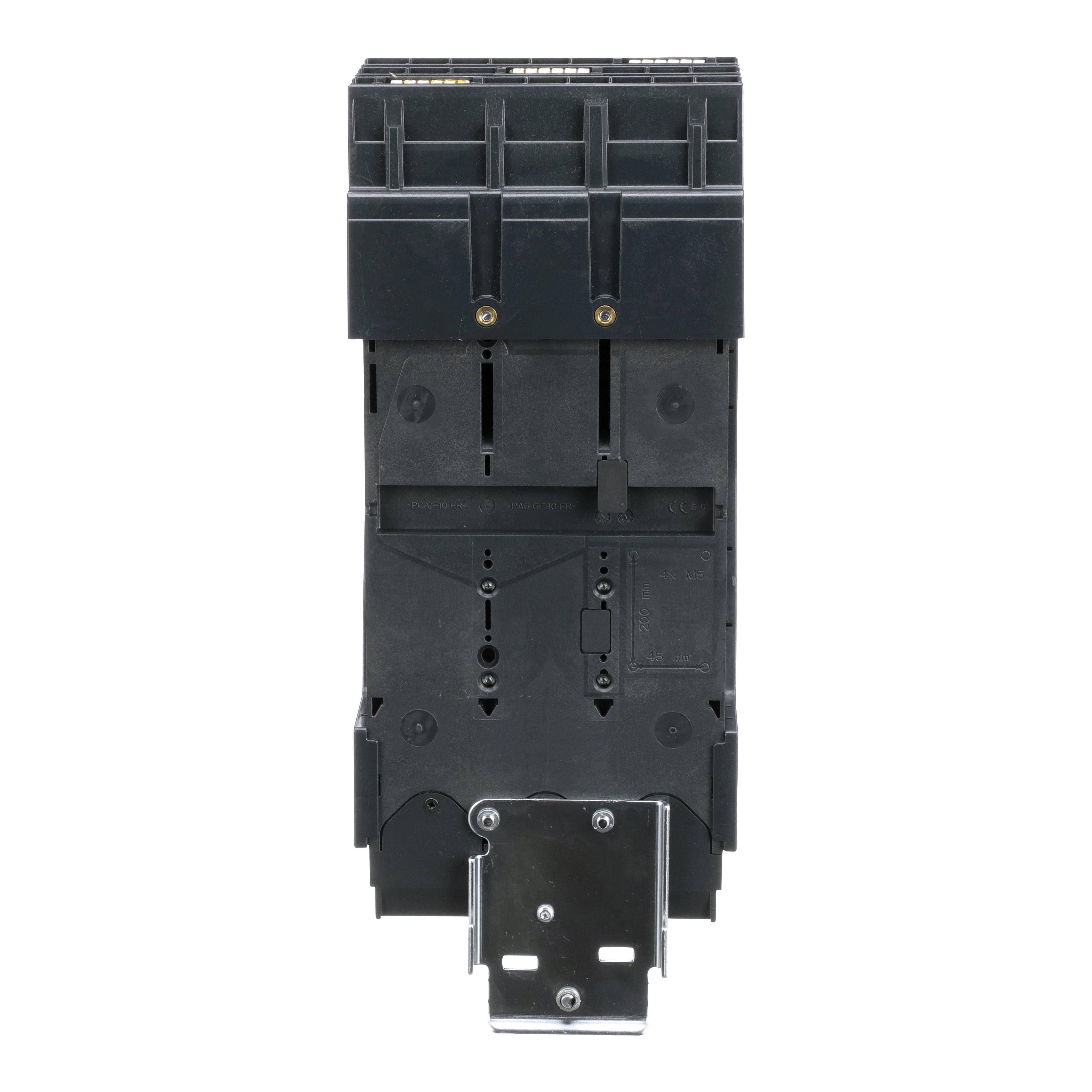 Picture of LLA36600U31X - Circuit breaker, PowerPacT L, 600A, 3 pole, 600VAC, 50kA, I-Line, MicroLogic 3.3, 80%, ABC