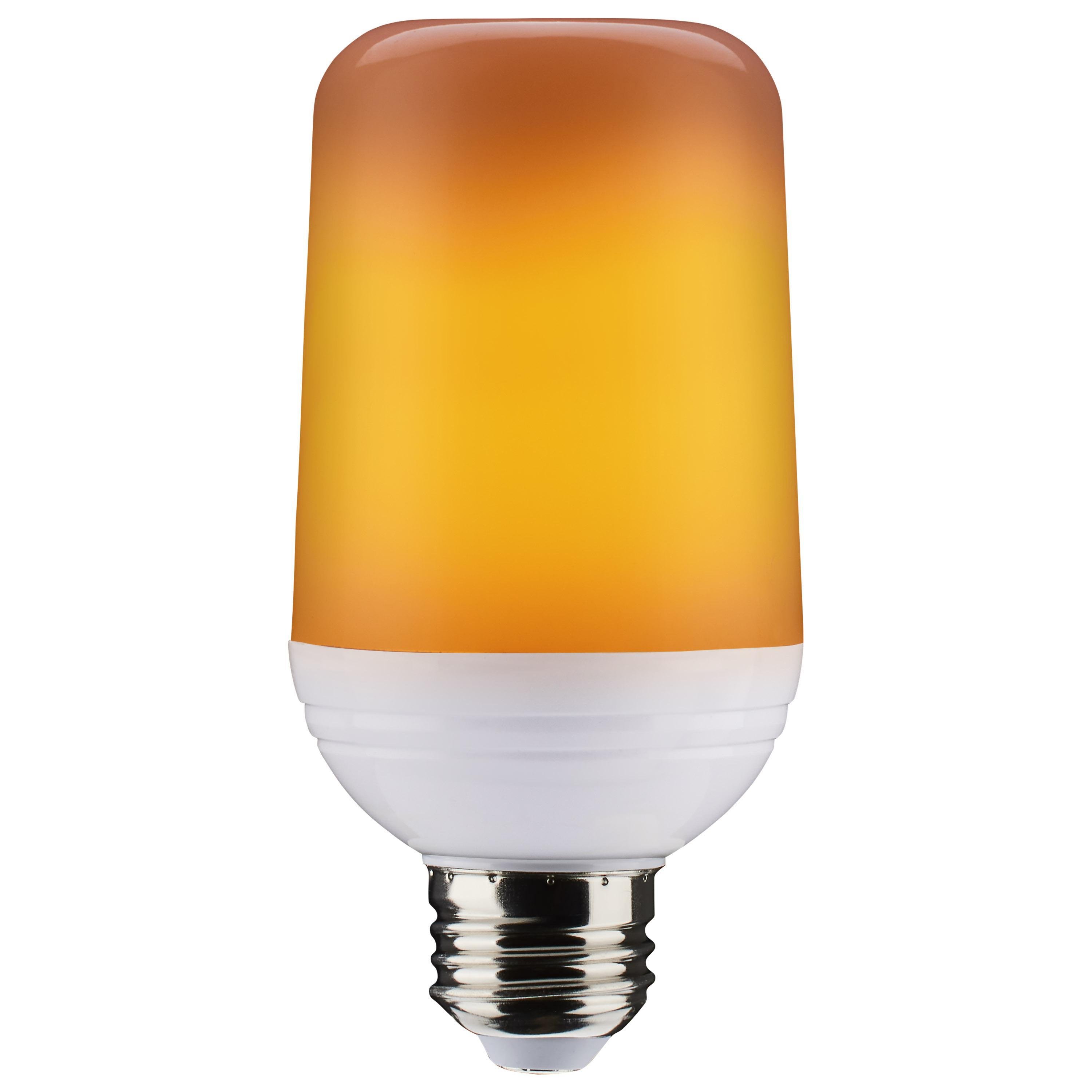 S29806 - 2.5 Watt LED Flame Bulb - T19 - Medium Base - 120 Volt