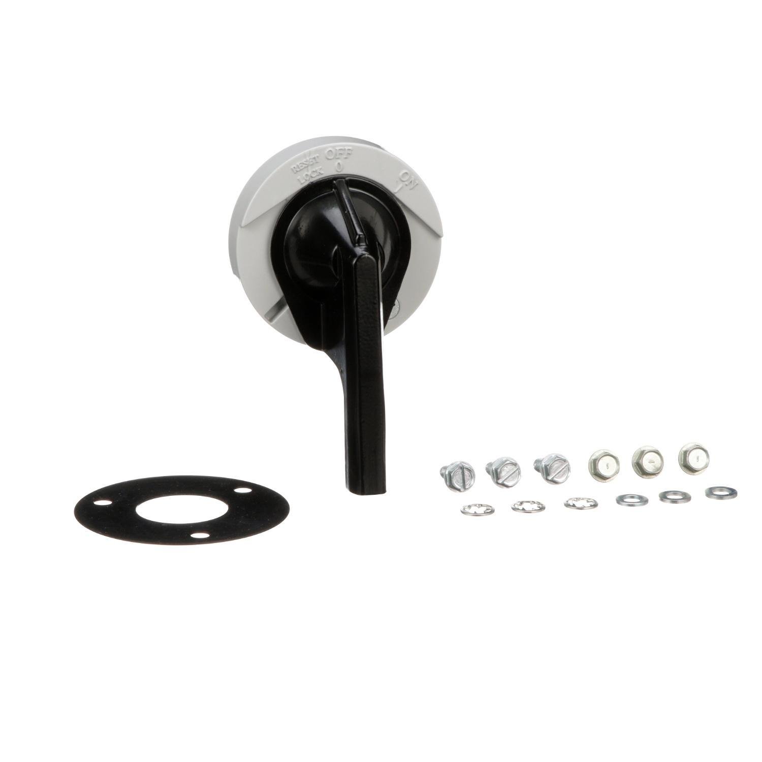 Picture of 9421LH3 - Circuit breaker accessory, PowerPacT B/H/J, handle assembly, rotary, 3 inch, 125A to 250A, NEMA 1/3R/12