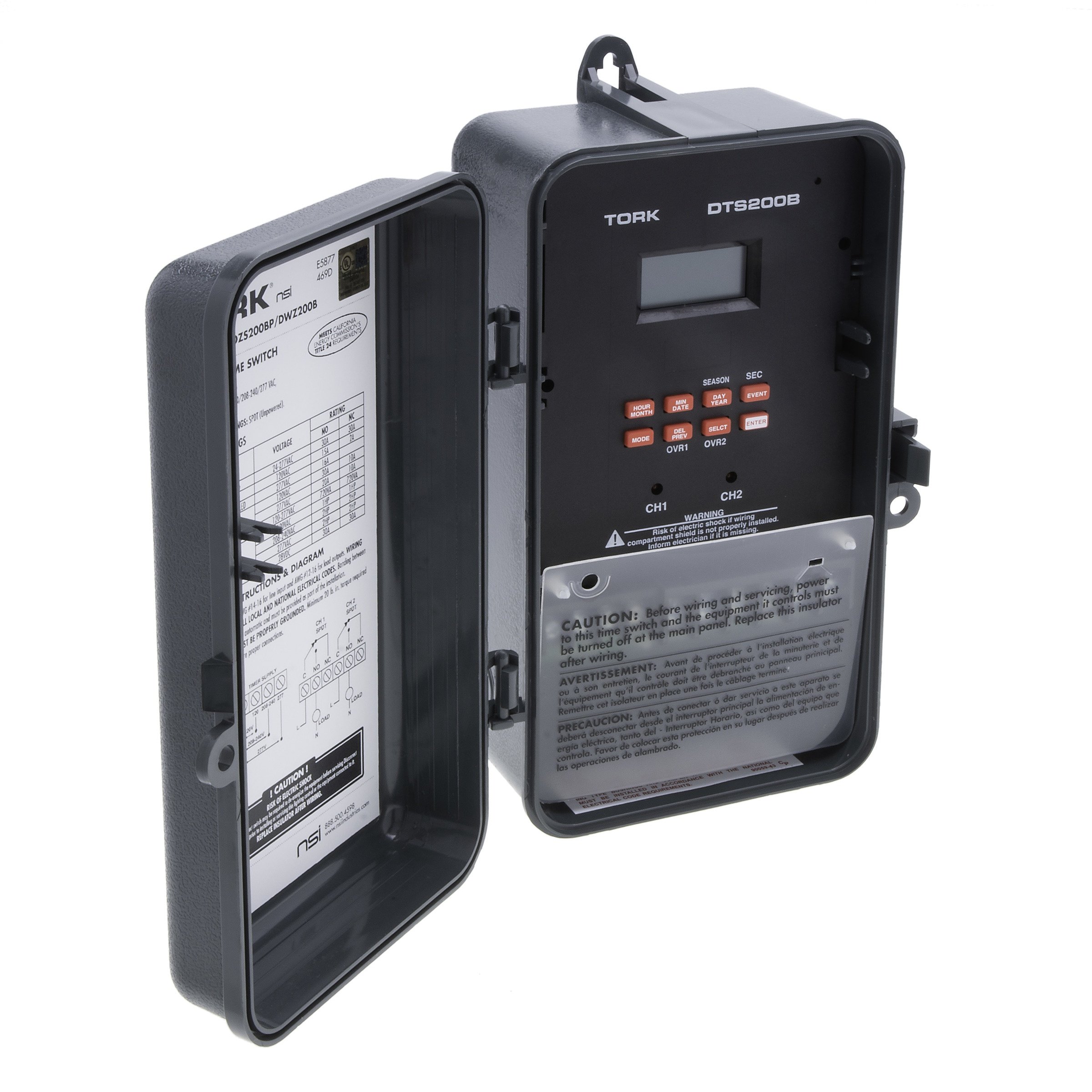 DTS200B - 365 Day Digital w/Sig 2CH 120-277V SPDT