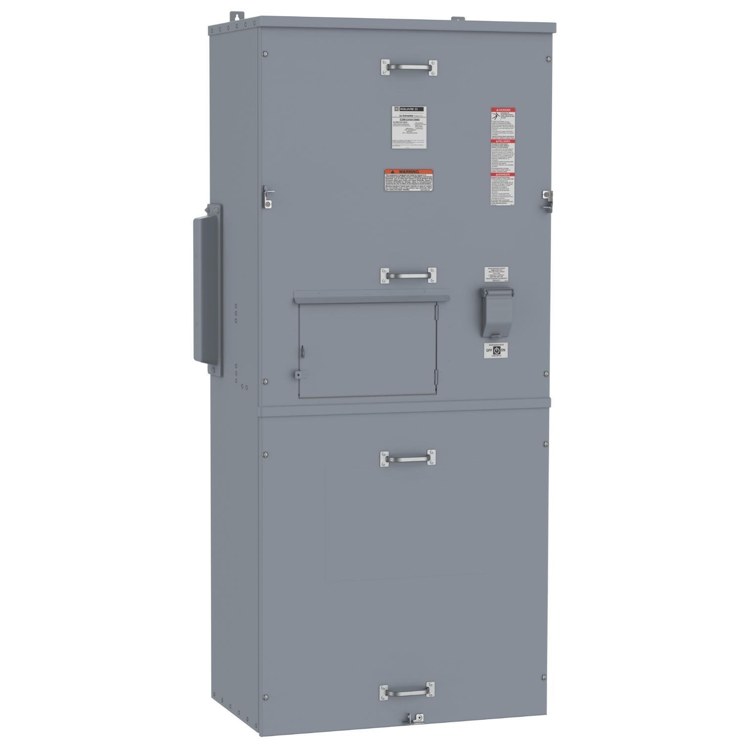 EZM32000CBMS - Main circuit breaker unit, EZ Meter-Pak, 2000A, 240VAC max, 3ph/4W, 1200A bus, 65kA, OH/UG, Type 3R, ERMS