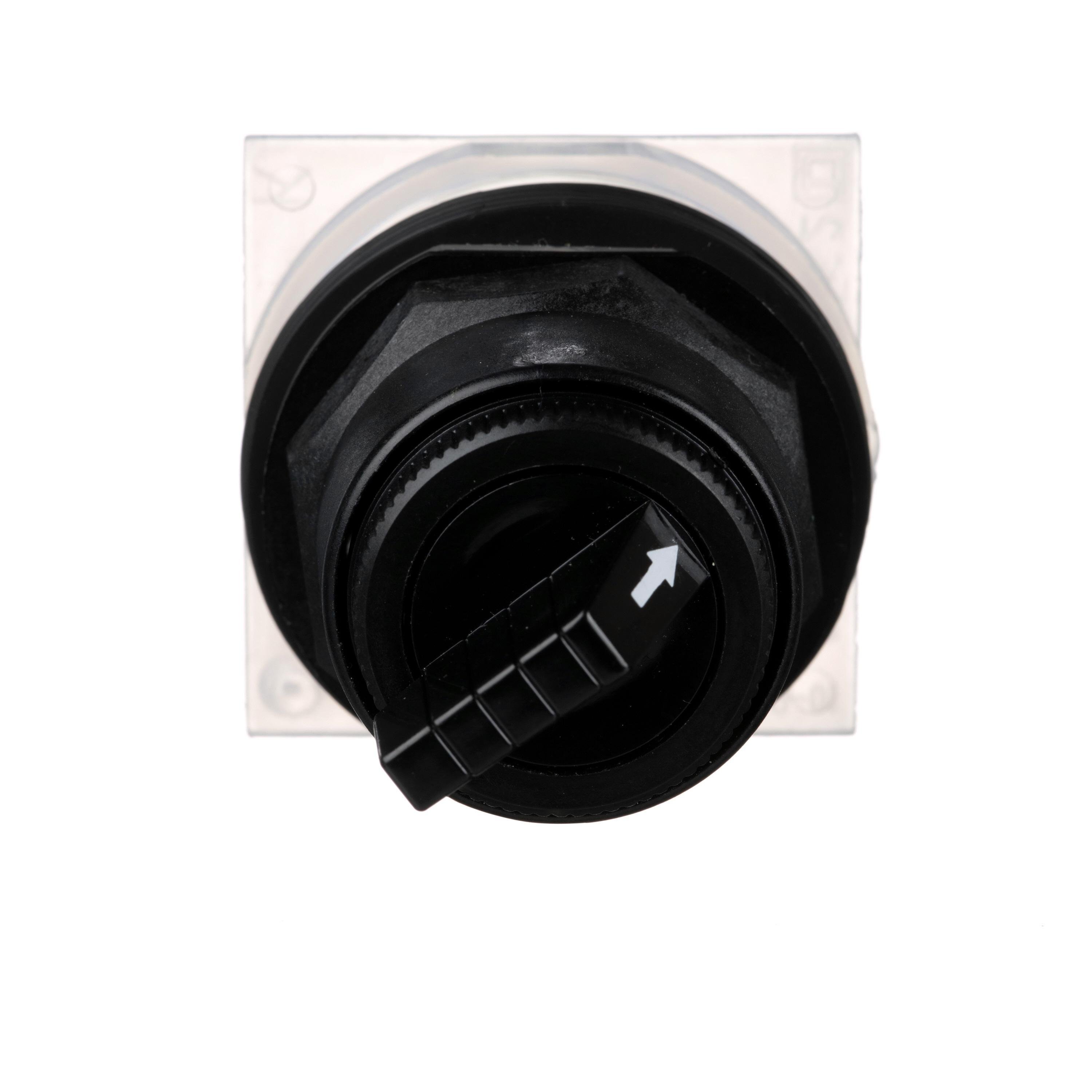9001SKS11B - 30mm Push Button, Type SK, selector switch, 2 position, black knob