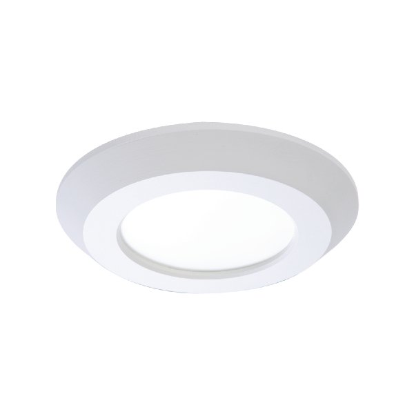 SLDSL4069S1EMWR - Halo Recessed SLDSL4069S1EMWR 4" Surface LED Downlight, 120V, 600 Lumens, 90 CRI, Field Selectable 2700K, 3000K, 3500K, 4000K, 5000K, Matte White