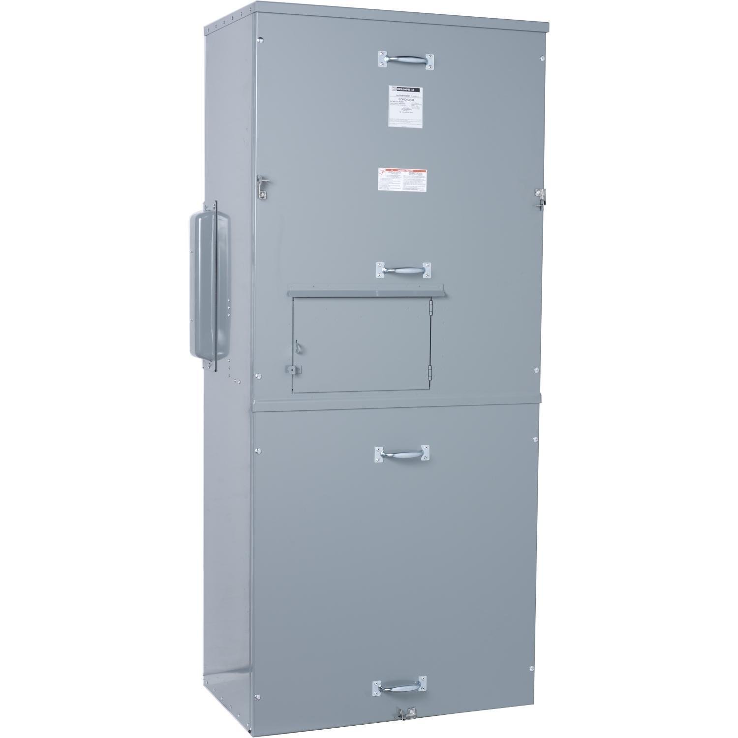 EZM32000CBU - Main circuit breaker unit, EZ Meter-Pak, 2000A, 240VAC max, 3ph/4W, 1200A bus, 100kA, UG, Type 3R, EUSERC