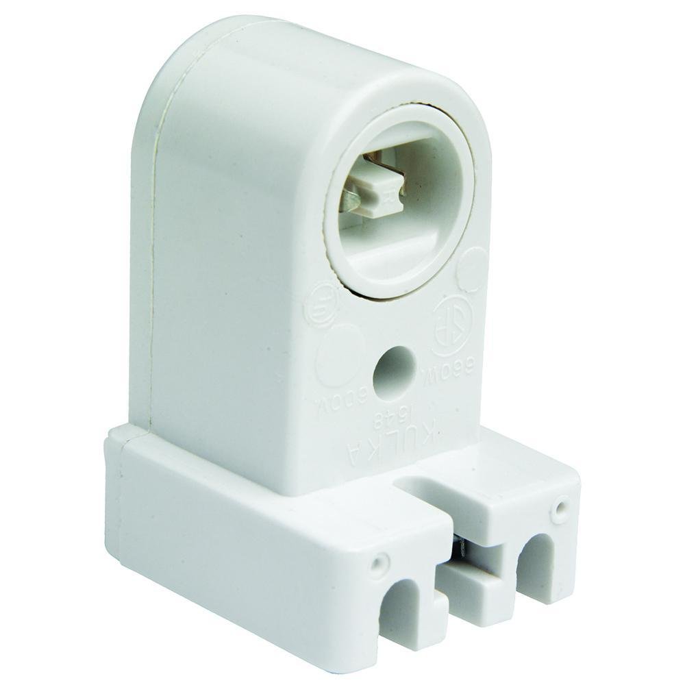 465 - Fluorescent Lampholder, White