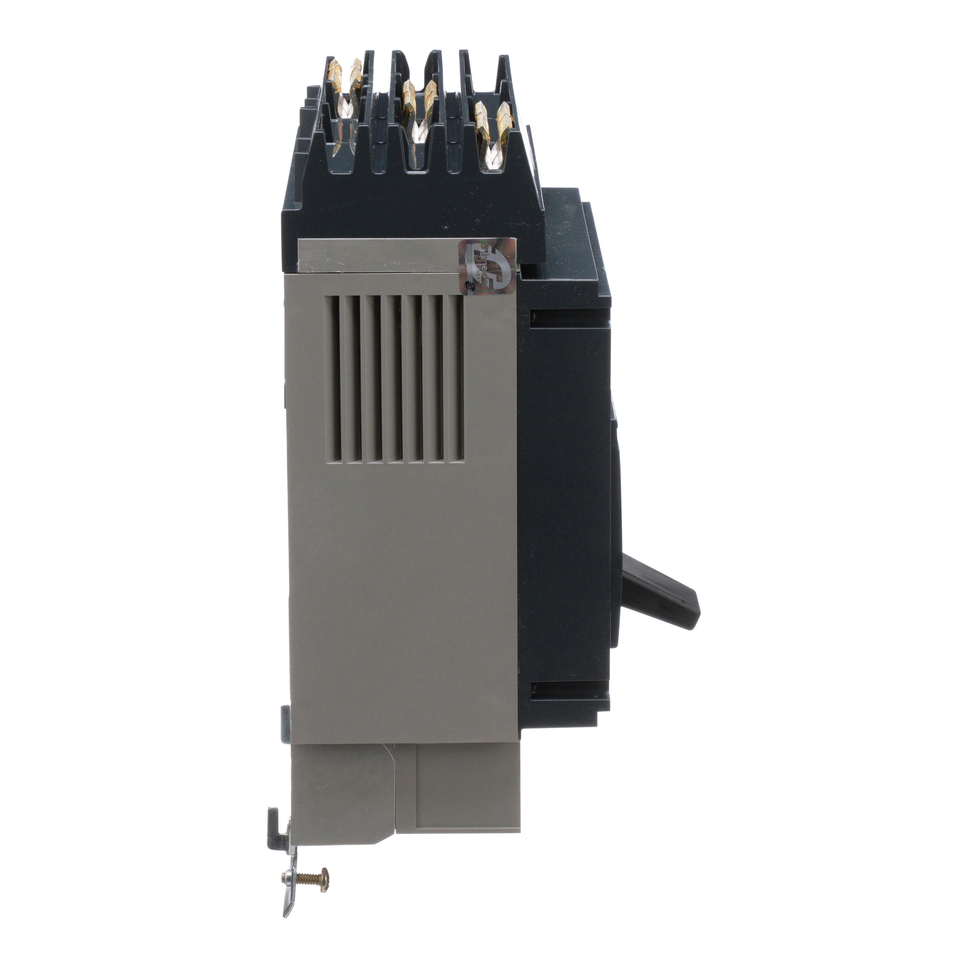Picture of PGA36080U33A - Circuit breaker, PowerPacT P, 800A, 3 pole, 600VAC, 18kA, I-Line, Micrologic 5.0, 100%, ABC