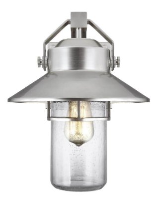 OL13901PBS - Sean Lavin, Outdoor Wall Lantern Transitional Style, 1 Bulb, 10.5x12"