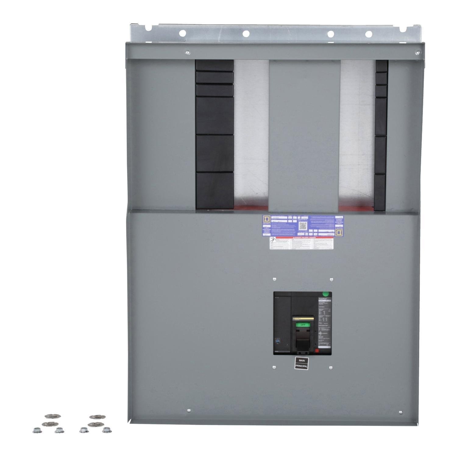 HCP18686M - Interior, I-Line Panelboard, HCP, 600A, w/main breaker, 36in CB space, for 42in W x 68in H x 9.5in D box, Al bus
