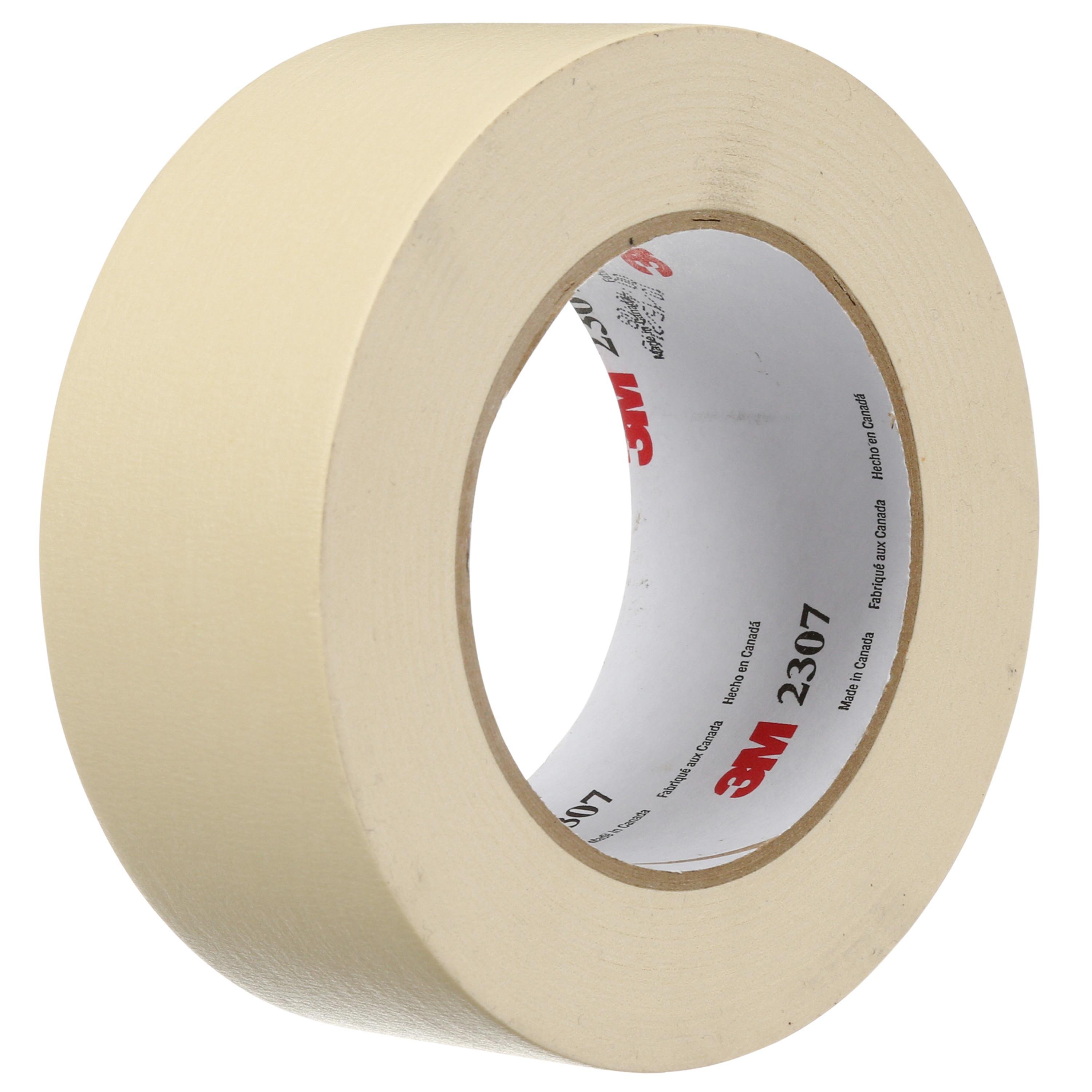 2307 - 3M Masking Tape 2307 Tan, 12 mm x 55 m 5.2 mil, 72 per case Bulk