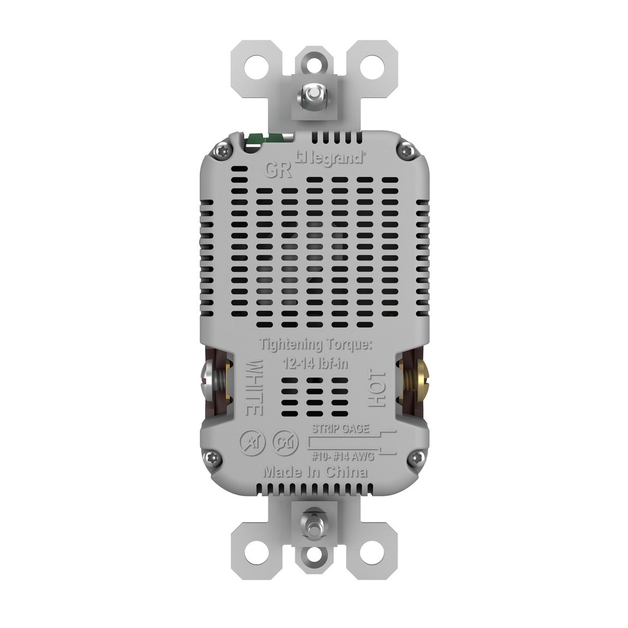 Picture of TM826-USBDBCCV4 - USB Charger/15A Tamper-Resistant Duplex Outlet, Dark Bronze